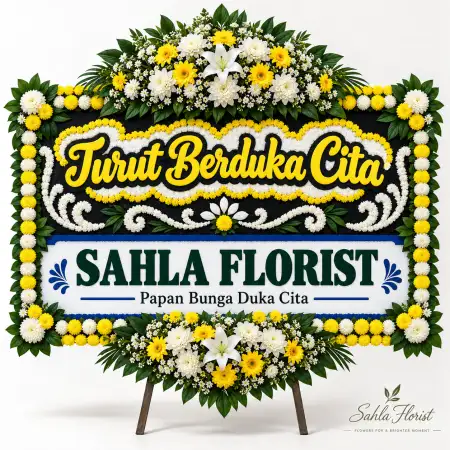 Papan Bunga Duka Rajabasa